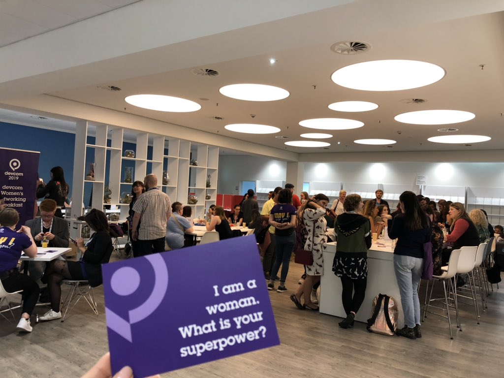 ShaFish14's tweet photo. Inspiration wherever you go and whomever you talk to #devcom #devcom2019  #womenintech https://t.co/xQk4Hqz8rF
