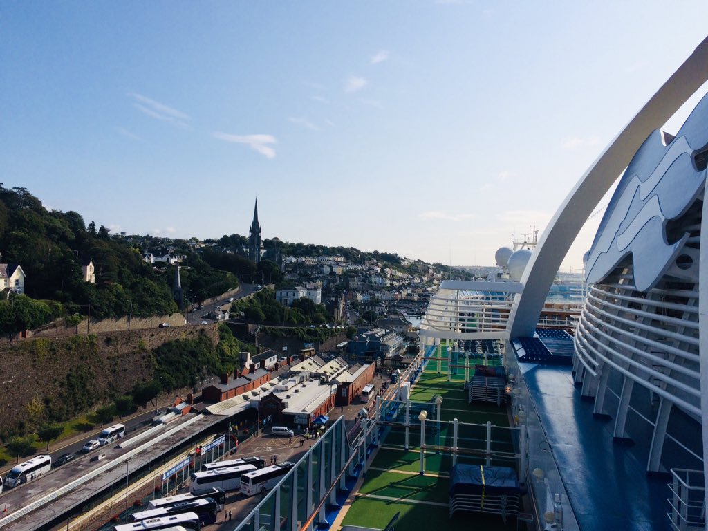 Good morning Cobh #CrownPrincess #comebacknew #familycruise