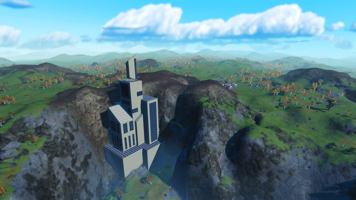 UnityTransmit's tweet photo. Finally finished my first build in Beyond. New save. 2999 peices. Electromagnetic power. Beautiful Temperate planet. #Invelus #UnityBuildersGuild #NMS #NoManSkyBeyond @hellogames https://t.co/JtzXFpmHuf
