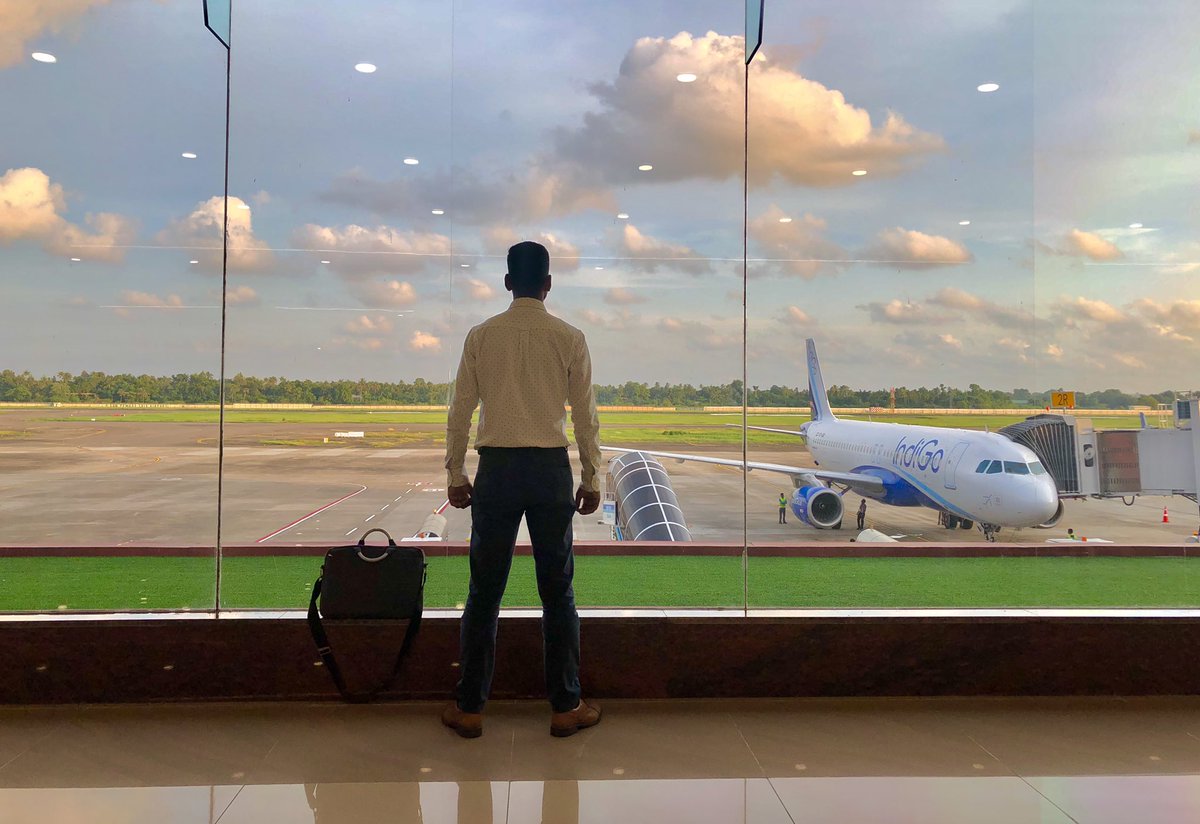 Ready to takeoff 🛫 <a href="/IndiGo6E/">IndiGo</a> #WorldPhotographyDay 📸 #travel #travelphotography #PhotographyDay #kochiairport