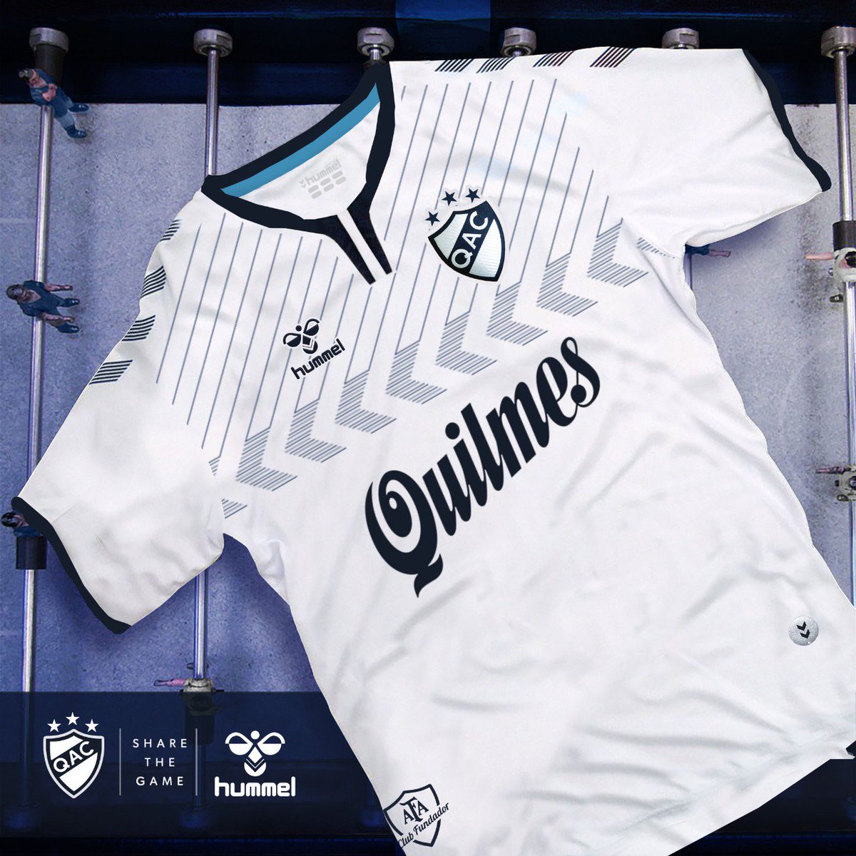 liv praktisk argument Classic Football Shirts on Twitter: "Shirt Alert: Hummel have released  Quilmes' new home shirt It's the 1985-87 Spurs shirt! What do you think?  https://t.co/FegsyeRGFe" / Twitter