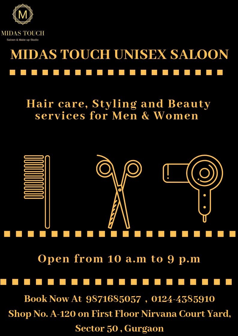 SalonMidas's tweet photo. With our #ExperiencedProfessionals get best #SkinServices, #HairServices and #MakeupServices from Midas Touch Unisex Salon. Latest Trendy, Funky, Fashionable and Instant #Makeover at pocket-friendly prices! 
👉#BestMakeupArtist 
👉#BestHairStylist 
👉#HairExperts 
👉#BeautySalon https://t.co/Rxb57hXhl3