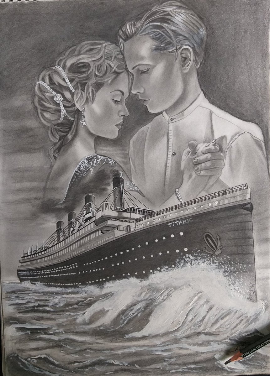 vimalchand013's tweet photo. Today i finished this Drawing.
8 different shades Pencils?  4 different shades charcoal pencils,white pen, mechanical pencil, eraser.
34 hours total time 🎨🖼
 #draw #drawing #painting #color #paint #drawings #sketch #drawn #love #sketch_daily #igers #illustrator #artist #Titanic https://t.co/zJEffMMY6x
