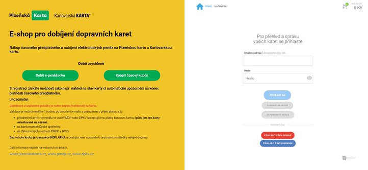 Nový e-shop Plzeňské karty, jako responzivní web, nové funkcionality (expirace kupónu, anotace nízkého zůstatku, atd.)
smartcity.plzen.eu/projekty-it/no…