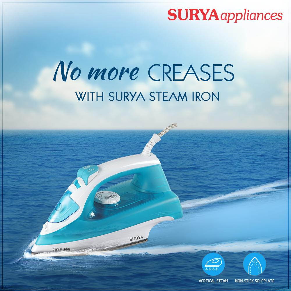 surya_roshni's tweet photo. RT if you to prefer a #SteamIron like #SteamPro which is undoubtedly the perfect solution for a smooth, wrinkle-free finish to every fabric. #SteamIrons #SuryaAppliances #IronClothes #CreaseFreeIroning #IroningAppliance
Know more on this iron here https://t.co/CfptYz11yb https://t.co/r63JzB1E6C