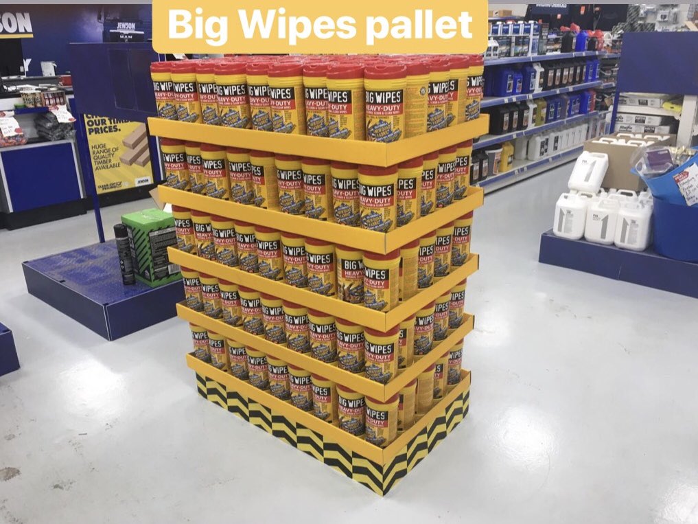 BigWipesSales's tweet photo. What a fantastic display @Jewson !! https://t.co/Jo98DrTW3Q