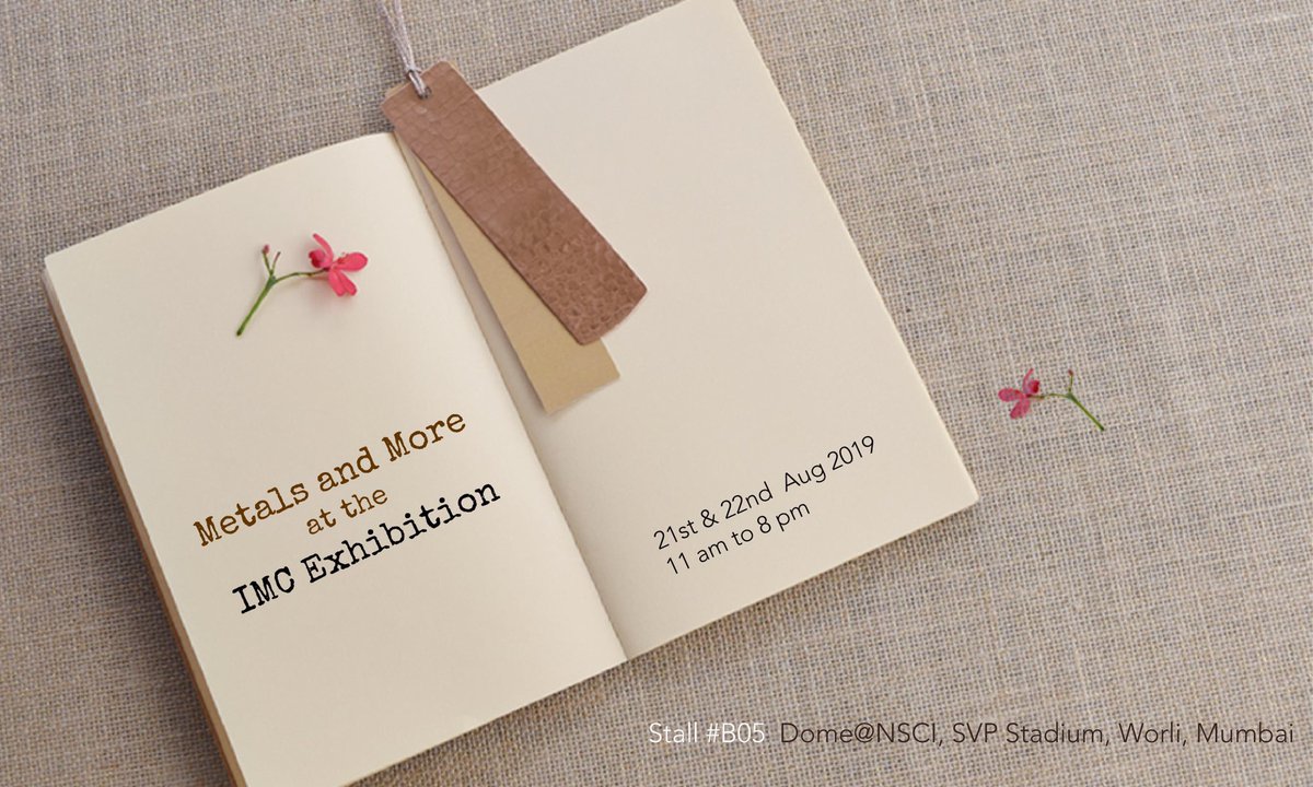 From New York, we head straight to aamchi Mumbai. Come see us, we got some metals and more for you! #coppre #mumbai #imc2019