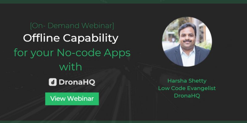 DronaHQ's tweet photo. Apps that work even with no network connectivity.
#ondemandwebinar at https://t.co/ynzY5W6JSr by Harsha Shetty from our #UK office introducing Offline Capabilities on #dronahq

#connectivity #lowcode #nocode #businesschallenges #knowhow  #offlinecapability #DigitalTransformation https://t.co/OEqFuSFfpc