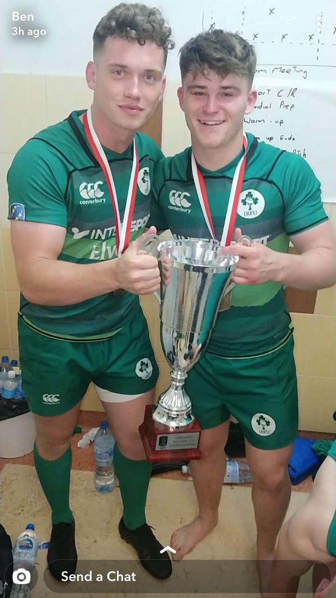 Congratulations to Aaron Leahy &amp; the <a href="/IrishRugby/">Irish Rugby</a> U18 7s who are the 2019 <a href="/RugbyEurope/">RugbyEurope</a> #7sU18Championship winners🥇🍀