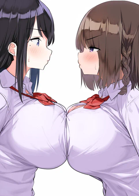 ※お互いの胸が大きすぎる弊害 