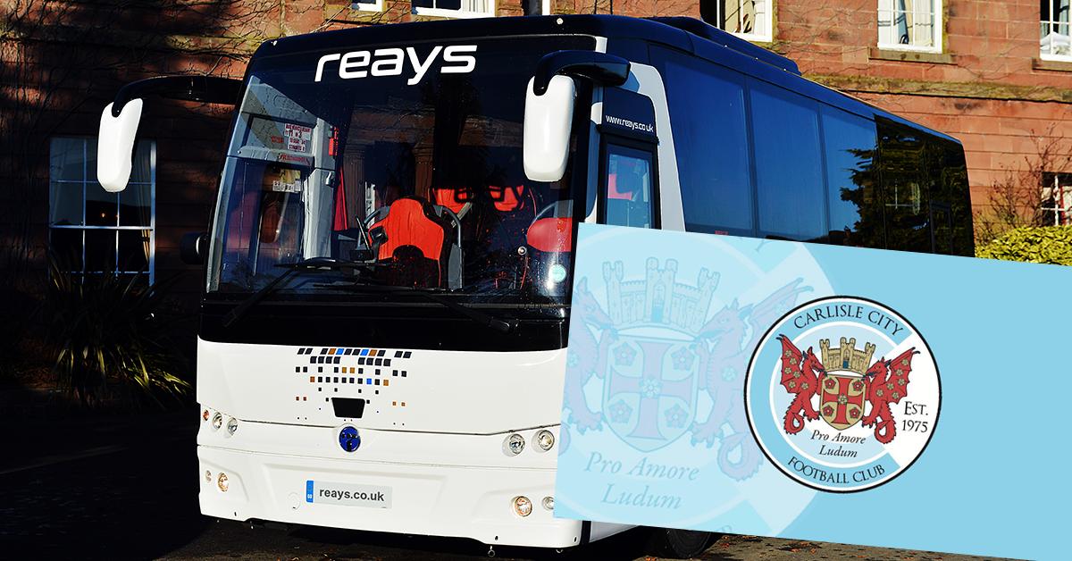 ReaysCoachTours's tweet photo. #TeamReays transporting @CarlisleCityFC to Newcastle today and again on Saturday 24 Aug for their match against Esh Winning. #Teamtransport #sportsteamtravel #ReaysTeamCoaches https://t.co/WjkxYkSjQ2