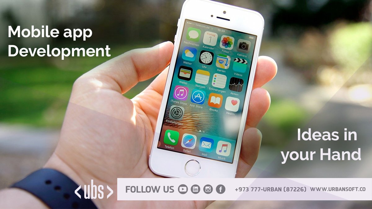 Mobile Apps Development – Ideas in your Hand 

Reach us on +973 777 -URBAN (87226) or visit on buff.ly/1Qidrs7

#Urbansoft #MobileAppDevelopment #Bahrain #MobileApp #Manama #AppCompany #Business #MobileAppDesign #Technology