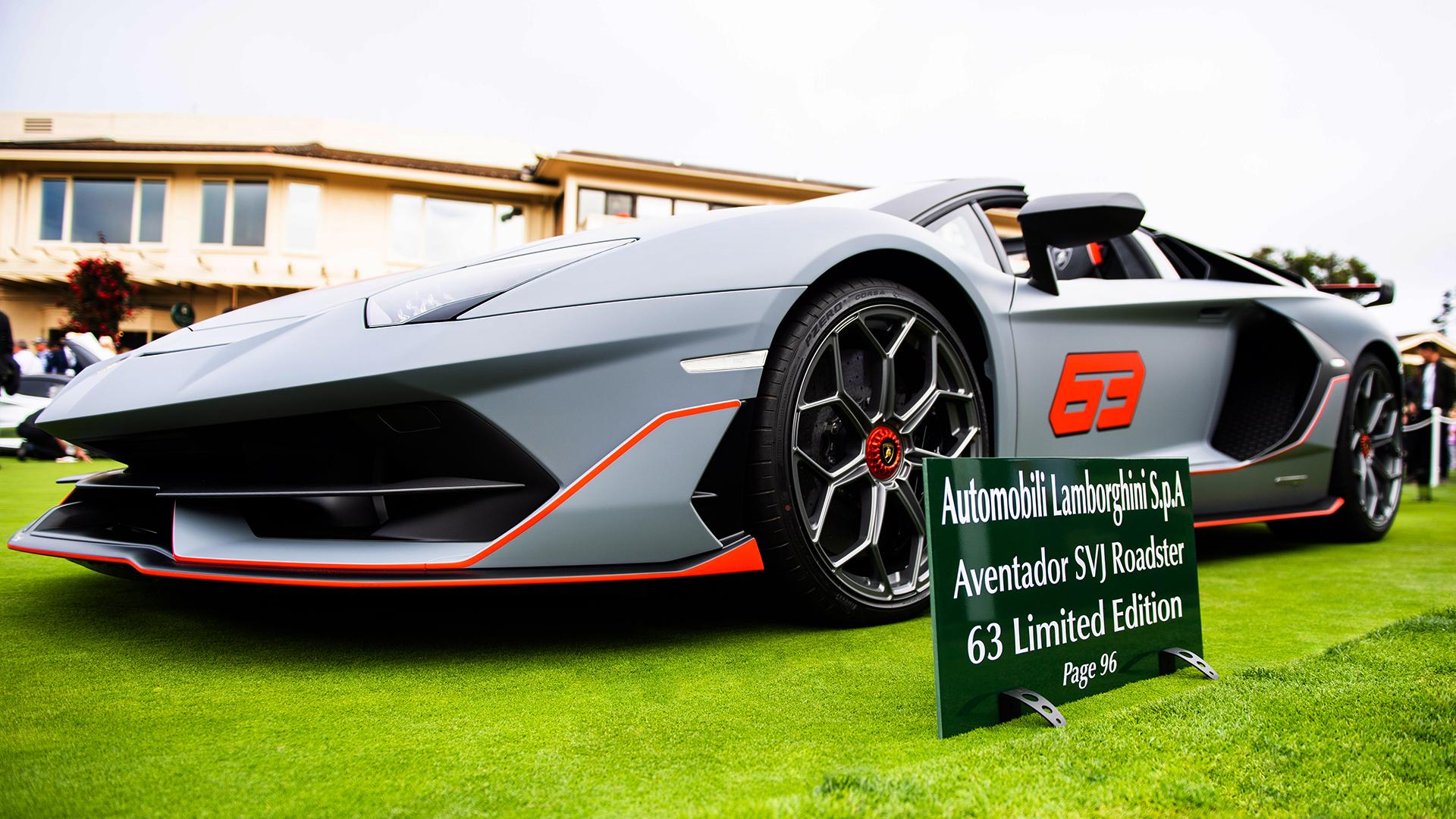 Lamborghini On Twitter The Aventador Svj 63 Roadster Grigio Acheso Steals The Spotlight On The Concept Lawn At The Pebbleconcours The New Limited Edition Masterpiece Is A New Expression Of Exclusivity Lamborghini Aventadorsvj63roadster