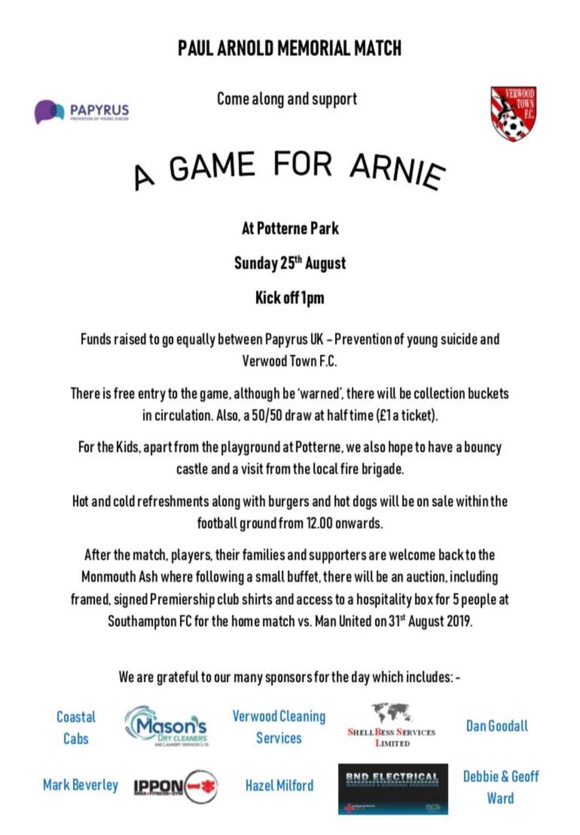 Verwood Town FC tweet media