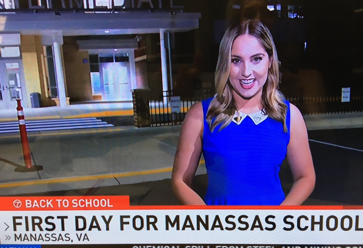 Melanie7News's tweet photo. It’s #backtoschool to in #Manassas. Join @ABC7EileenW ⁦@ABC7Kristen⁩  live #GMW https://t.co/tDDyPujuwp