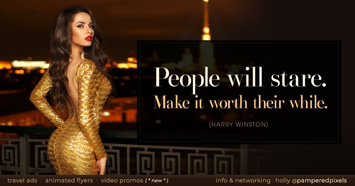⭐️ Custom-crafted imagery to make your posts POP ⭐️

Video Promos (new) bit.ly/pp-vidpromos
Travel bit.ly/pp-travelads
B'day Announcements bit.ly/pp-bdayads
Animated Flyers bit.ly/pp-animatedfly…
B'day Wishes bit.ly/pp-bdaywishes
Need some ideas? <a href="/pamperedpixels/">🎨 art by holly 🎨</a>