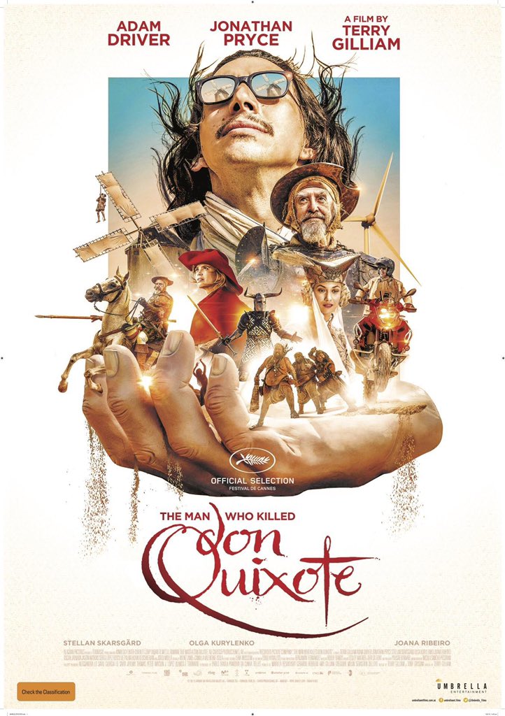 테리길리엄 감독의 [돈키호테를 죽인 사나이] 극장에서 놓치고 결국 비행기에서 봤는데, 싫어하는 사람들의 포인트 너무 잘 알겠지만, 난 올 해...