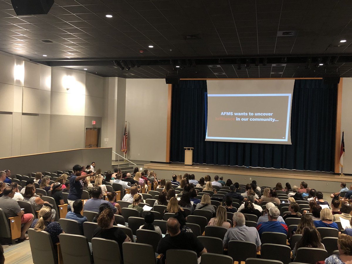sunnys101's tweet photo. Totally loved the opportunity today to listen to Mrs Roger’s, Principal, AFMS presenting school’s vision and values to parents at 6th grade Welcome meetup in her jovial n effectual style. @afmschargers @afmsptsa https://t.co/Xyfb0RMwjb