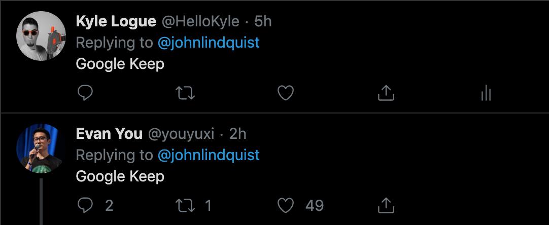 HelloKyle's tweet photo. This makes me laugh.  Given the same exact same response to a question.  Audience size matters! https://t.co/ZxdEsMPAEP