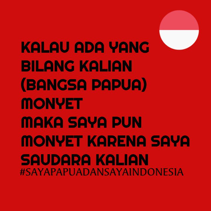 ikajulylestari's tweet photo. “Untuk saudara-saudari Papuaku, kalian berhak untuk merasa aman. Aku menyayangi kalian dan maafkan aku yang tidak bisa berbuat cukup”
.
— Ivana Kurniawati 
#PapuaSaudaraKu 
#PapuaJugaIndonesia https://t.co/weREEwggCm