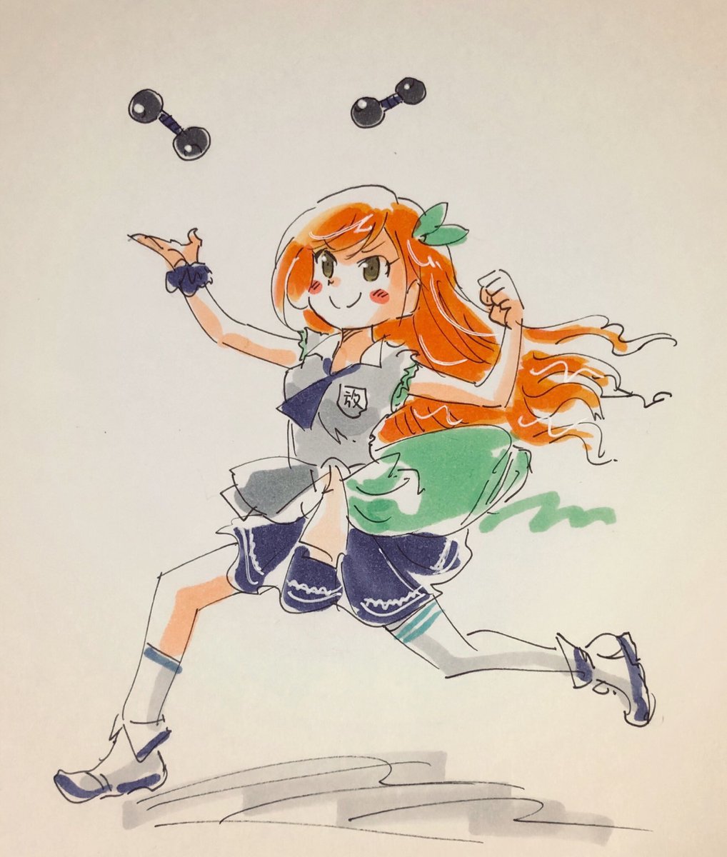 「今日の夏葉さん。のラクガキ。お手玉夏葉さん。 」|桶Pのイラスト