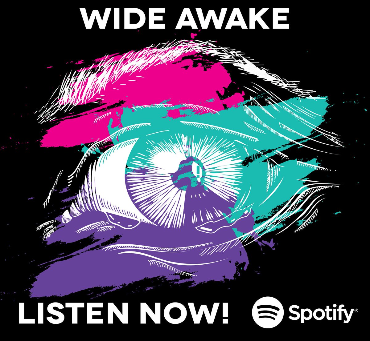 Listened to our new single Wide Awake yet? Get it added to your <a href="/Spotify/">Spotify</a> playlist now!

open.spotify.com/track/5kI2Bjjf…

#NewMusic #NewMusicMonday
