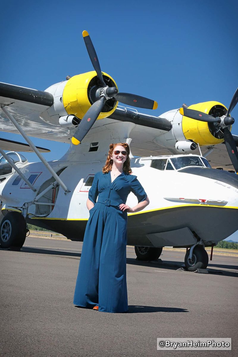ChryCtySpitfire's tweet image. She so flyyyy! 🛩️💋🤤 (Aircraft owned and operated by Soaring by the Sea, LLC.)
Jumpsuit &amp;amp; Oxfords: @ModCloth
🕶️: thrift store
📷: @BryanHeimPhoto
#PBY #PBY5a #PBYcatalina #catalina #CherryCitySpitfire #SalemOR #SalemOregon #pinup #model #aviation #aviationdaily #avgeek #ootd