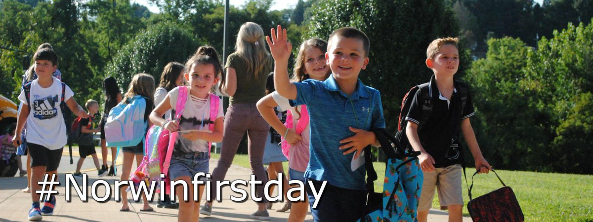 NorwinSD's tweet photo. Welcome back, Norwin School District students! Visit https://t.co/GKFLUgV8jE to see a slideshow of first day photos under "Recent News." #Norwinfirstday https://t.co/K90DxUwah6 https://t.co/B9ktNUTVw6