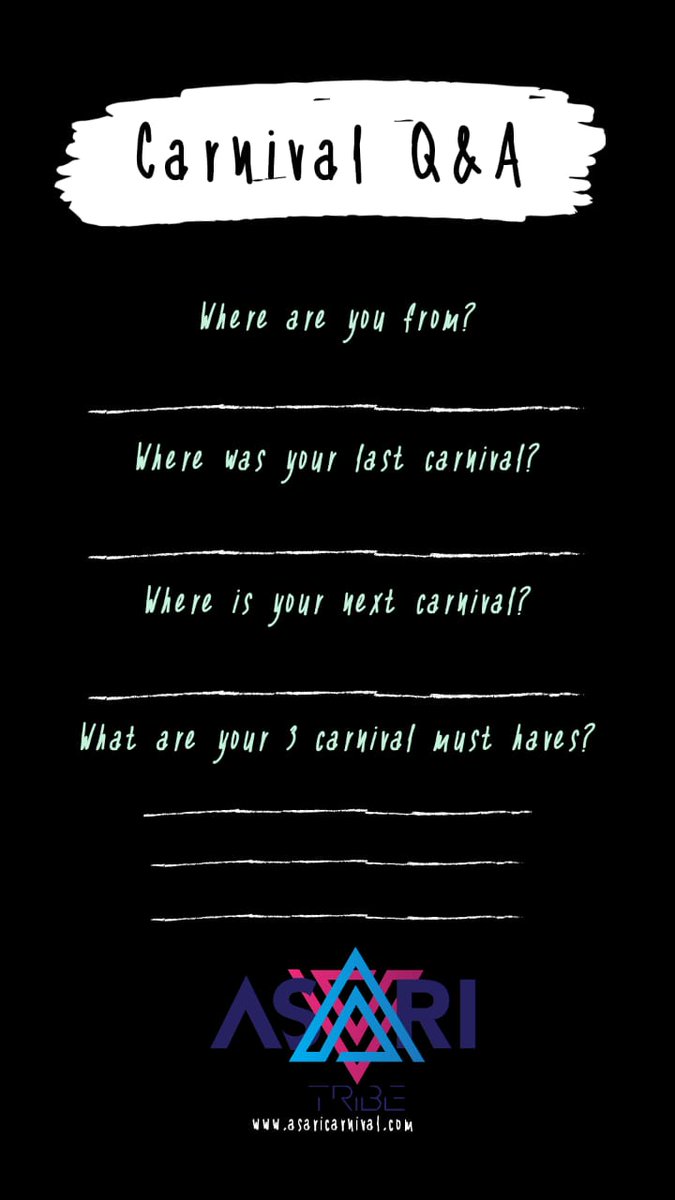 AsariTribe's tweet photo. Revellers and friends!! Tell us where you're from, where you went and where you headed!! What 3 things do you need each time you play mas? Sound off below 👇🏾. #carnival #masquerade #masmondays #stluciacarnival @asaritribe https://t.co/TkBFiLZiSS