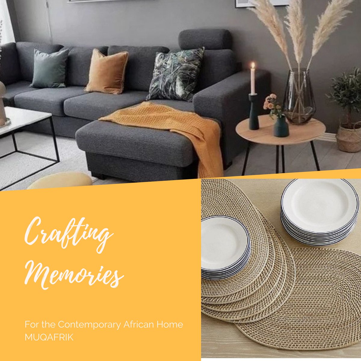 Crafting lasting memories for the Contemporary African Home. Welcome to Muqafrik!
#muqafrik #craftingmemories #homedecor #madebywomen #africandecor #interiordesign #craftitems #madeinafrica