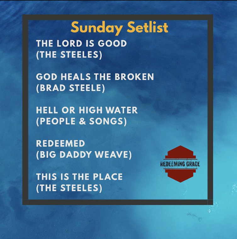 RGC_Cullman's tweet photo. Another wonderful service yesterday at RGC! Wanna listen to the songs we sang in the service this week? Here’s the #SundaySetlist 

#RGCCullman #Worship https://t.co/rgKIRDCvvq