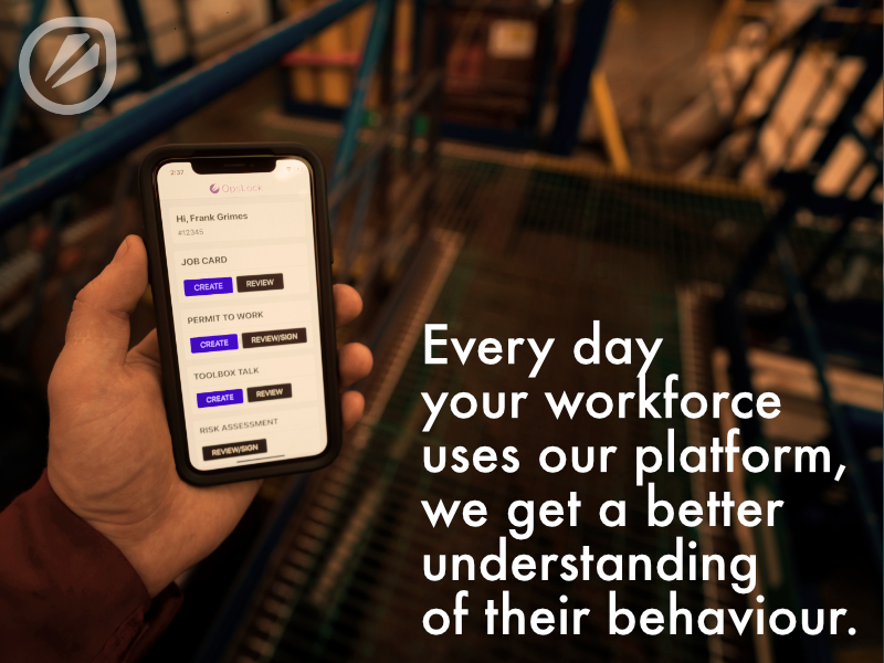 UseOpslock's tweet photo. Opslock uses machine learning to better understand your workforce. 

#digitalworkforce #hseq #healthandsafety #opslock #opslockplatform https://t.co/sx67nWWk7U