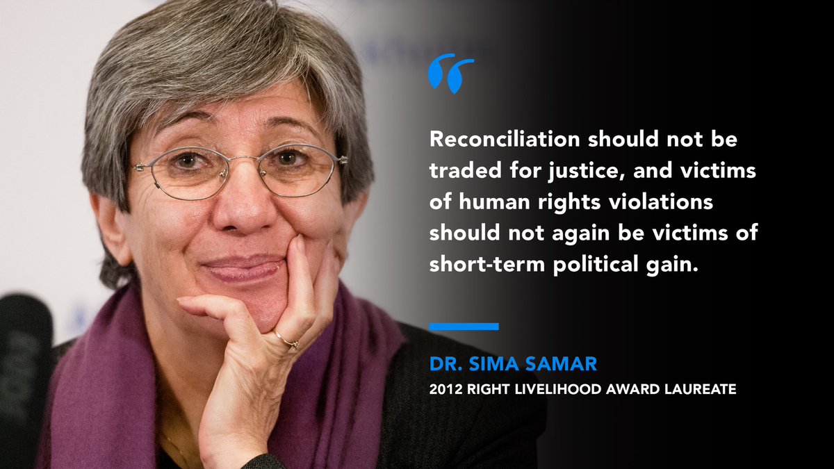 rightlivelihood's tweet photo. Dr. #SimaSamar, former chair of @AfghanistanIHRC, is a 🇦🇫 doctor, educator and WHRD. In 1989, she founded the Shuhada Organization, which operates 100+ 🏫 and 15 🏥 for Afghan communities and refugees ✊🏼
➡️ https://t.co/gHoWSlMupZ
#HumanitarianDay #WomenHumanitarians https://t.co/vMXiF0LYZJ