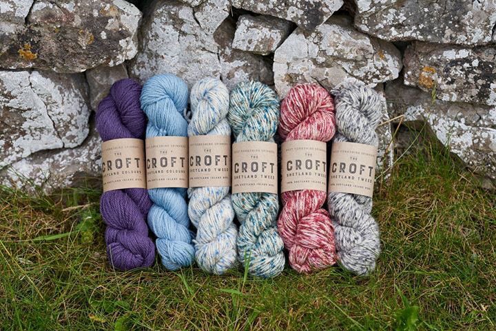 EweAndYarn's tweet photo. It’s here!!! New shades in The Croft Aran Tweed range from @WYSpinners and I’m in love all over again! The pattern book is colour heaven 😍 #wool #knitting #eweandyarn https://t.co/fhr48YY5Cd