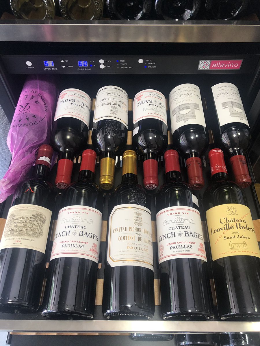 cleverdrinker1's tweet photo. It’s all about #Bordeaux #wine - #vino #winecellar #collection #lafite #rothschild #lynchbages #pichonlalande #lascases https://t.co/32BEekJc1C