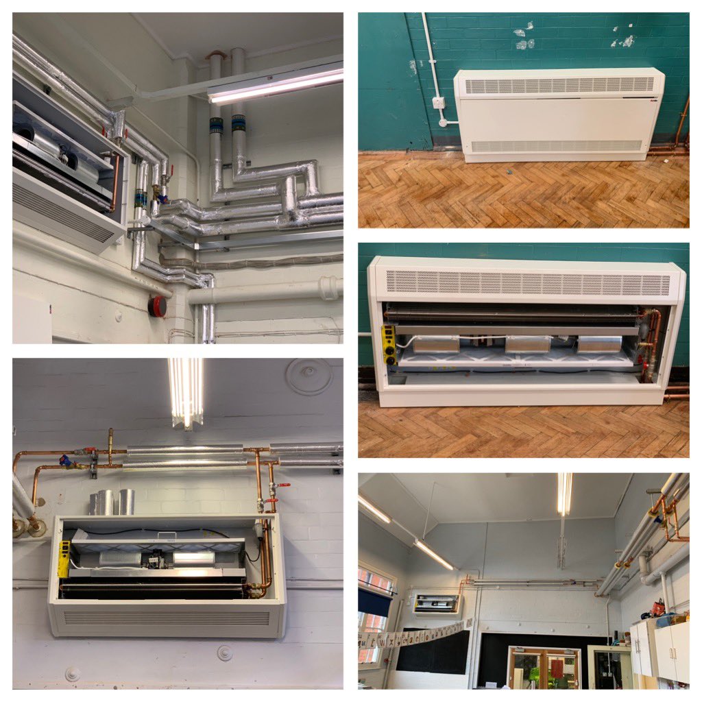 absnottingham's tweet photo. Another complexed project nears completion on time with the final installations of @biddleair fan convectors @Stelrad radiators and LTHW heating pipework at @Claremont_Prim for @LindumGroupLtd and @MyNottingham in readiness for the new term.👍🏼 #collaboration #earlyengagement https://t.co/5DxGizq6Vc