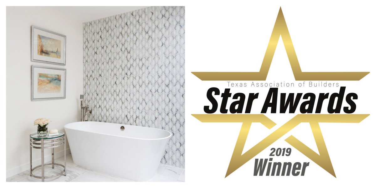 phopedesigns's tweet photo. Pamela Hope Designs & LBJ Construction were finalists in 3 categories at the TAB 2019 Star Awards. We WON the best bathroom renovation-over $100K! See pg 26 & 46-48 of https://t.co/Dfj39oGwjT #BenjaminMoore #Ferguson #Kravet #Mecox #OrientalRugGalleryofTexas #WilliamSonomaHome https://t.co/Z1KYHPzohu