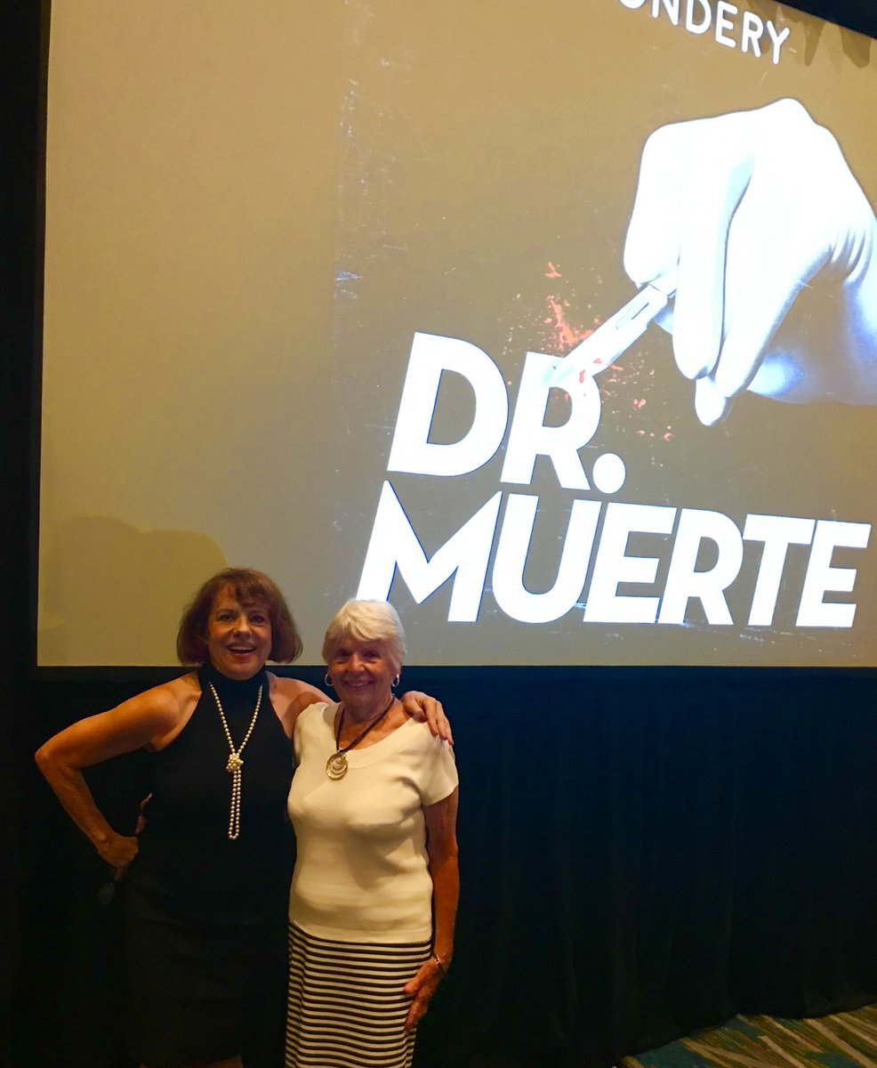 Our fave photo of our host @TracyPattin and her mom at the Orlando Podcast Movement 2019 #DrMuerte Congrats <a href="/WonderyMedia/">Wondery</a> for going international!