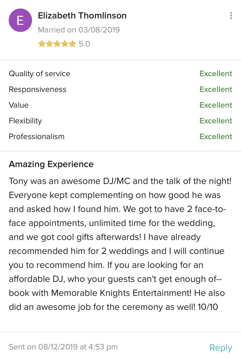 It’s always a great feeling when you receive an amazing review! Thank you and best wishes always!