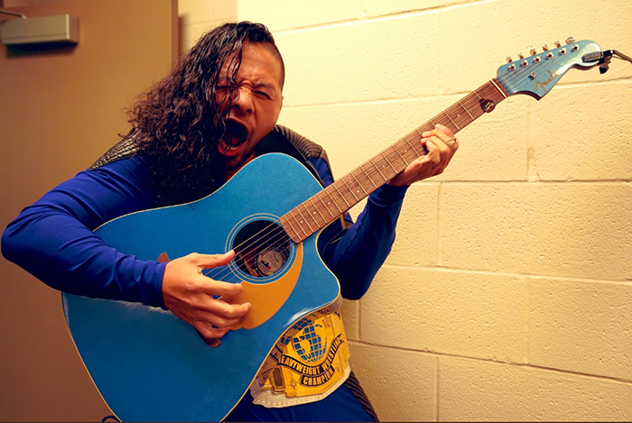 StrongStyleCats's tweet photo. #RockAndRoll 🎸
#ShinsukeNakamura https://t.co/eOr6vPtfIb