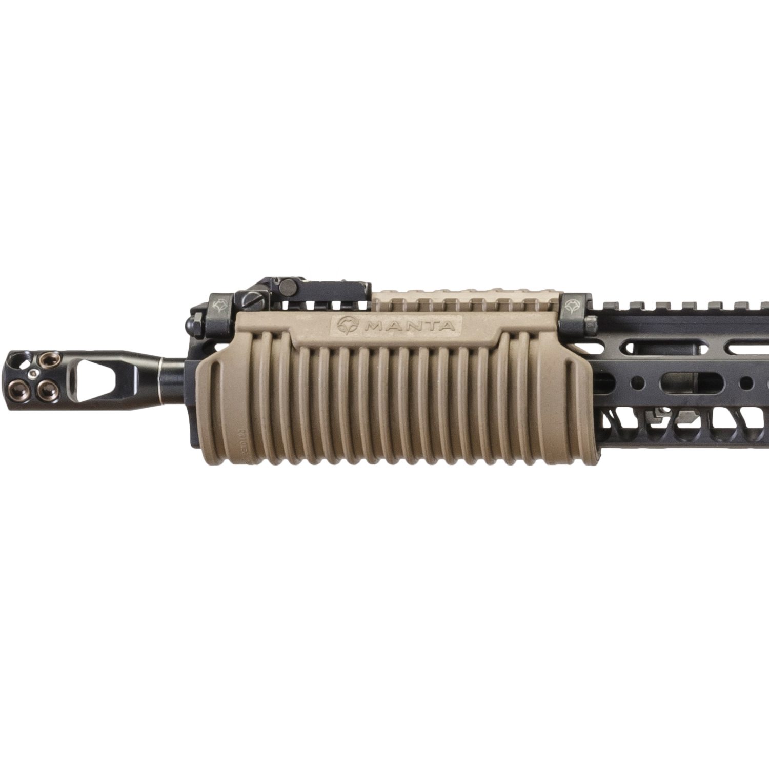 【格安saleスタート】 実物 MANTA DEFENSE社製レールカバー FDEカラー （ミリタリー トイガン