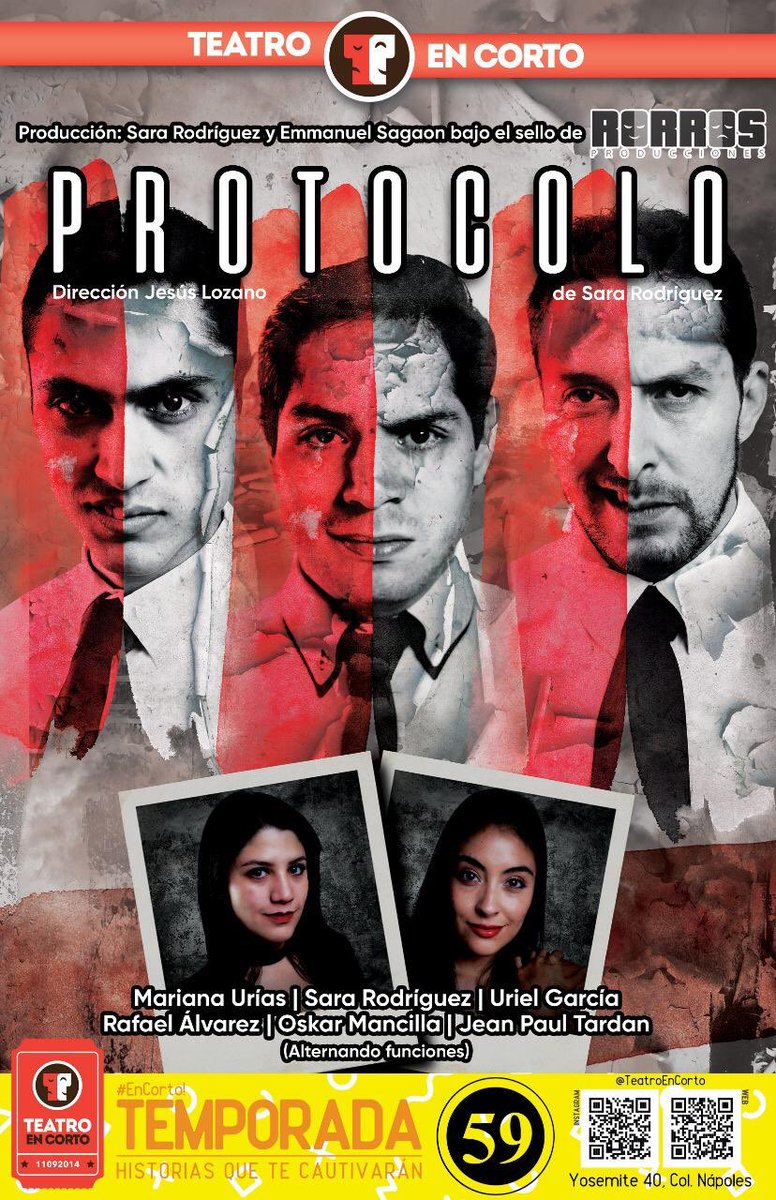 Rorros_Prod's tweet photo. Habemus cartel !...Les presentamos el cartel oficial de nuestro proyecto para @teatroencorto , es una historia muy especial pues fue escrita y producida por nuestra Rorra Estrella, @sararodriguezmx ..¡vamos con todo!..¡MUCHA MIERDA EQUIPO!
#RorrosProducciones #Rorros #Protocolo https://t.co/KOehP7fQ9j