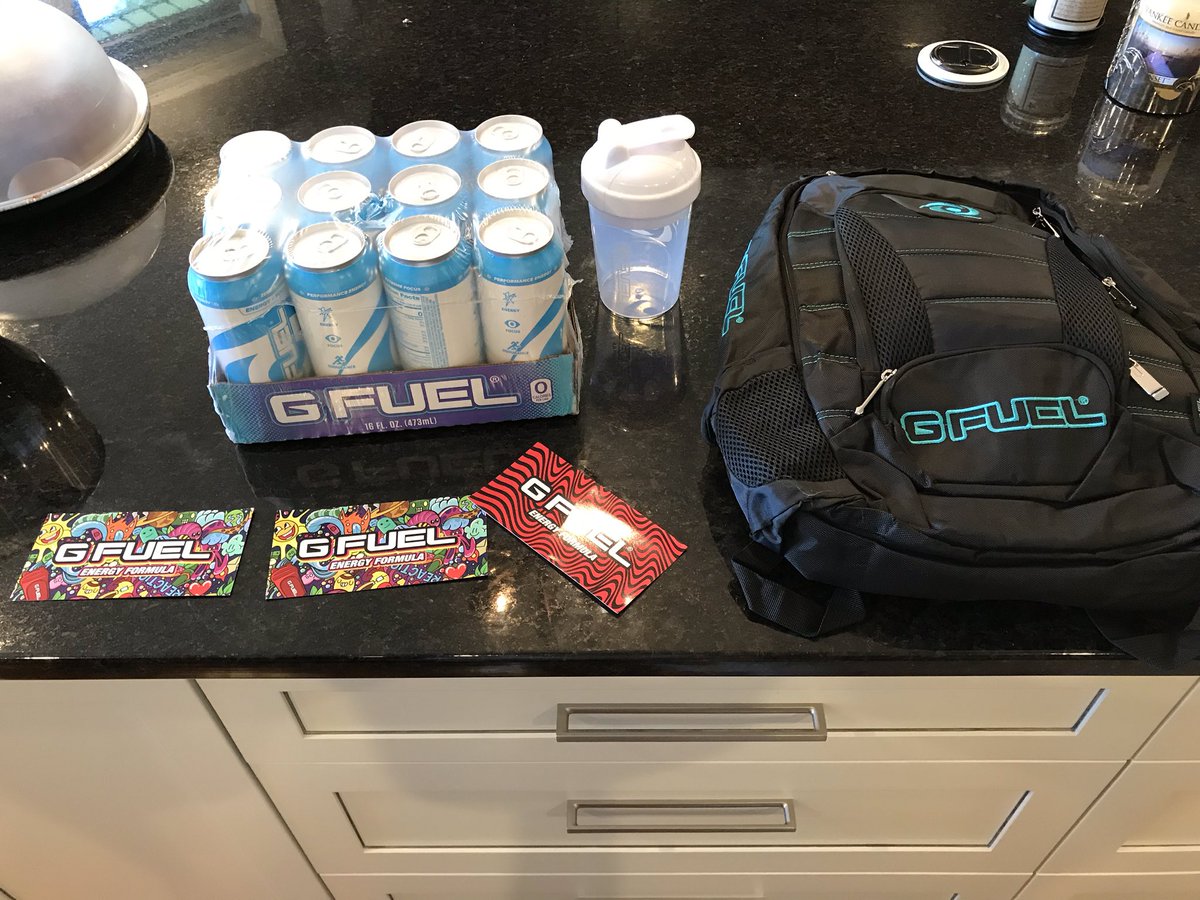 itscartersup's tweet photo. Bag secured @GFuelEnergy @GammaLabs https://t.co/3l9BXK5n3w