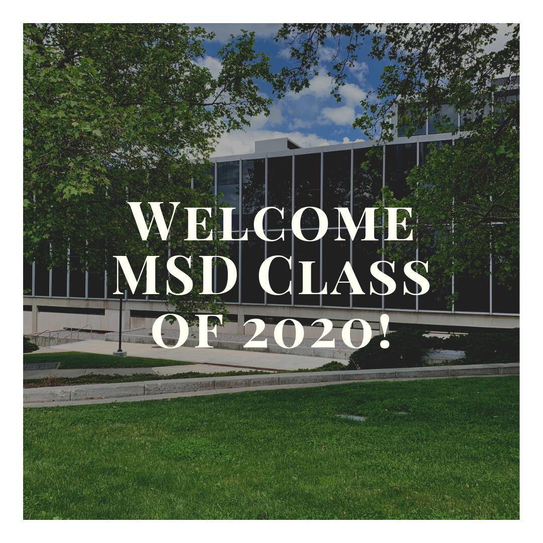 UtahMSD's tweet photo. Classes start today! Welcome class of 2020! https://t.co/dvyFdM4NML