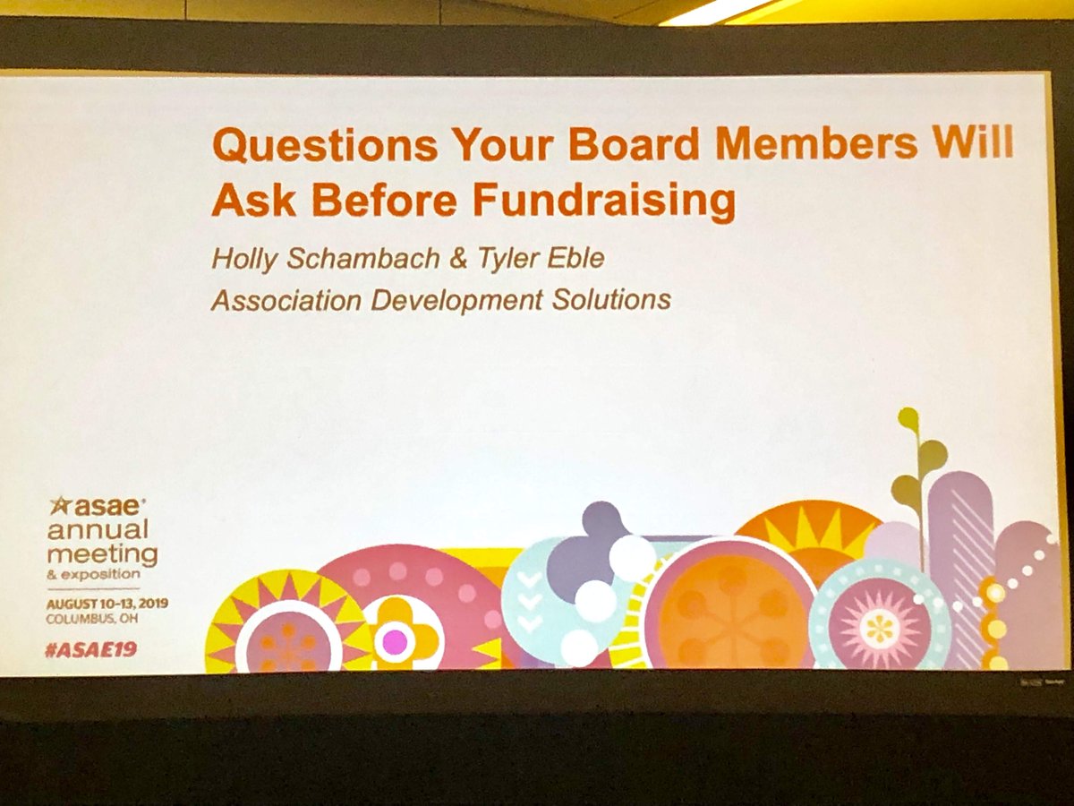 ADSFundraising's tweet photo. What a great @ASAEannual #asae19 conference last week! Thanks to everyone who joined @hollyschambach and @TylerEble_ADS session. Until next year... https://t.co/7s3lrJw4R2