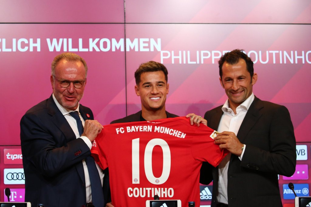Bayern Munich Complete Coutinho Signing winginsports.home.blog/2019/08/19/bay…