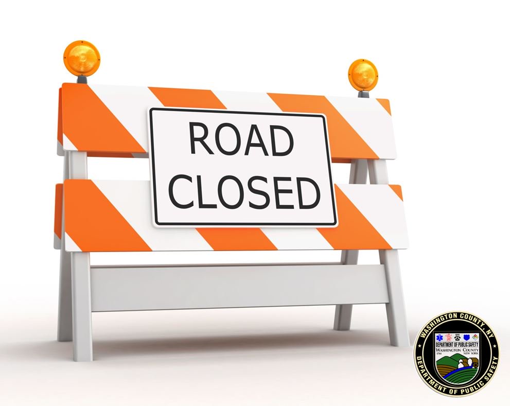 WashCoNYPubSafe's tweet photo. ROAD CLOSED: State Route 40 in the Town of Argyle is CLOSED to all traffic in the area of Sweet Rd (both directions) due to a motor vehicle accident.

Please use an alternate route if traveling through the area. https://t.co/kjUHNvABib