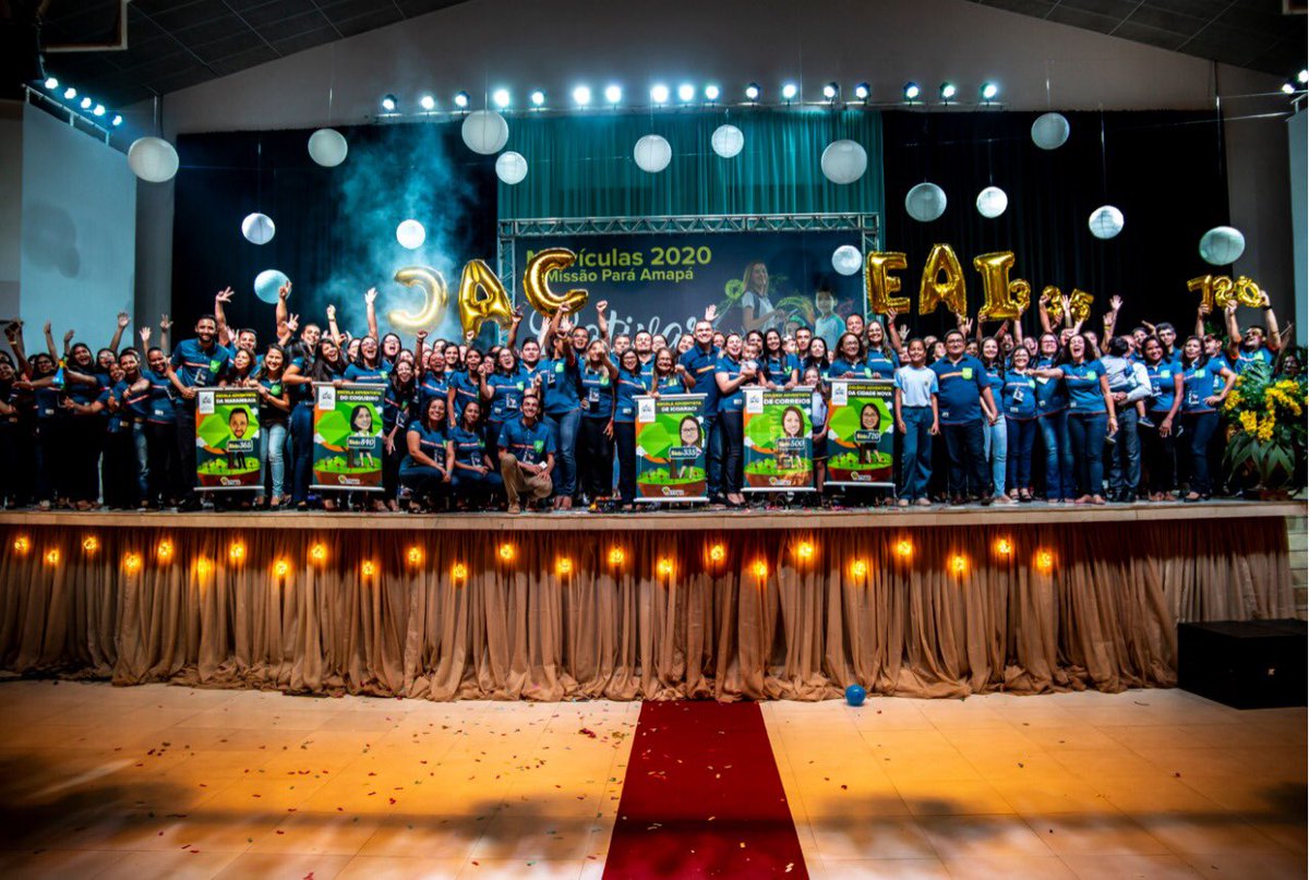 AdvParaAmapa's tweet photo. O lançamento de matrículas 2020, foi o momento de inspirar, reconhecer e agradecer, aqueles que fazem a educação adventista em nossas unidades escolares de Belém.
Grupo sai motivado e focado em continuar fazendo mais é melhor!
#Cativar, ir muito além! https://t.co/0U8tg7lQ3p