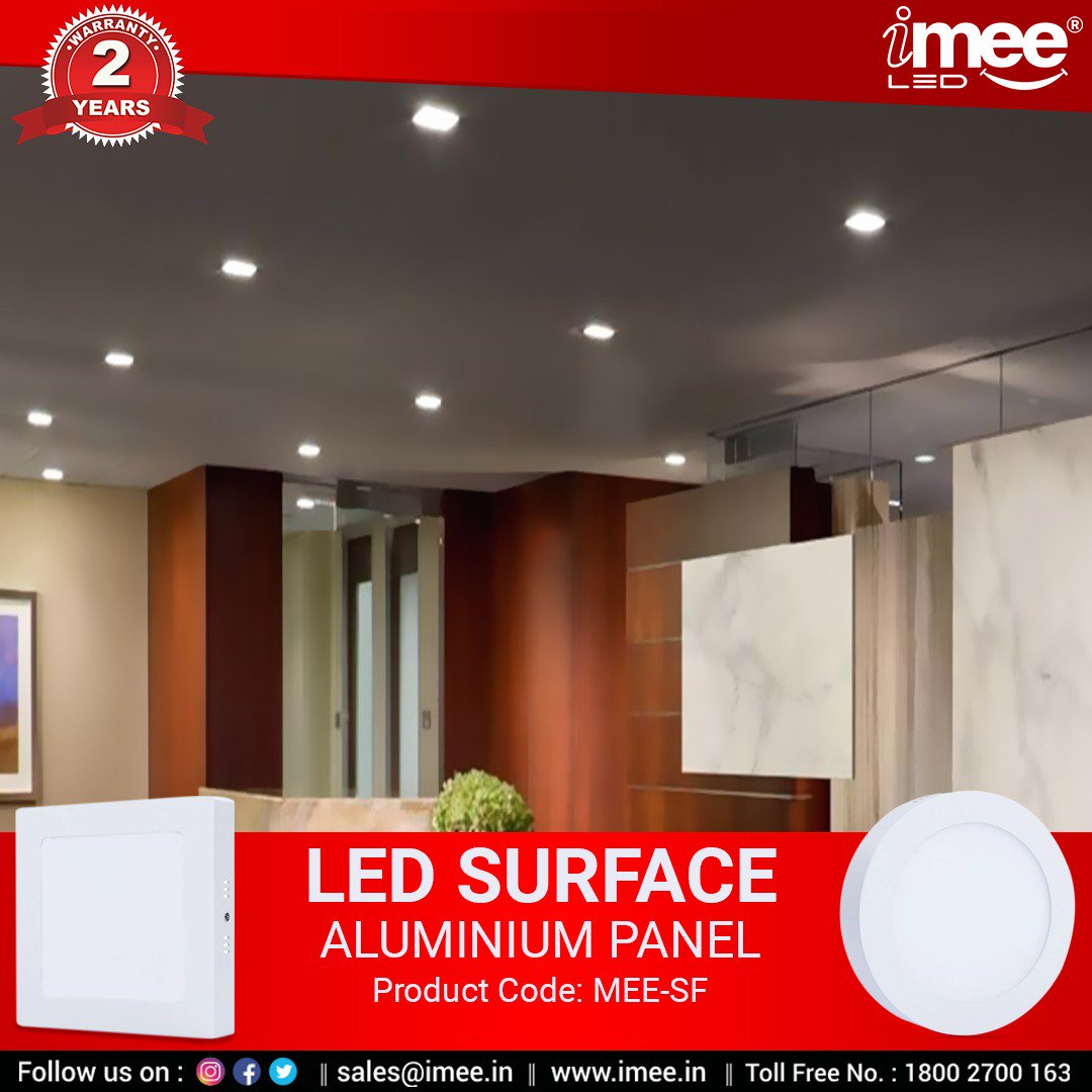 iMeeLED's tweet image. Add a finishing touch to your home with iMee LED Surface Aluminium Panel and make your home more luminous. #iMeeIndia #iMeeLED #LEDSurface #AluminiumPanel #luminous