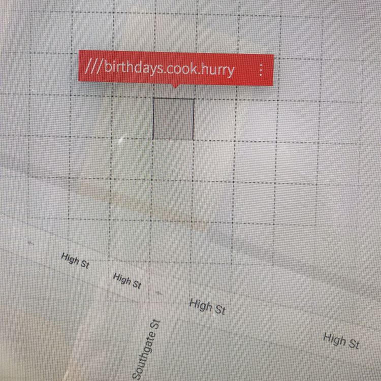 think_ltd's tweet image. Birthdays.Cook.Hurry - @what3words pretty fitting for us (cake driven after all!) Today’s studio chat is power of precision &amp;amp; wayfinding⚡️More on FB &amp;amp; IG!

#studiochat #alwayslearning #what3words #brandidentity #makingmaps #designingmaps #mapdesign #wayfinding #waysofthefuture